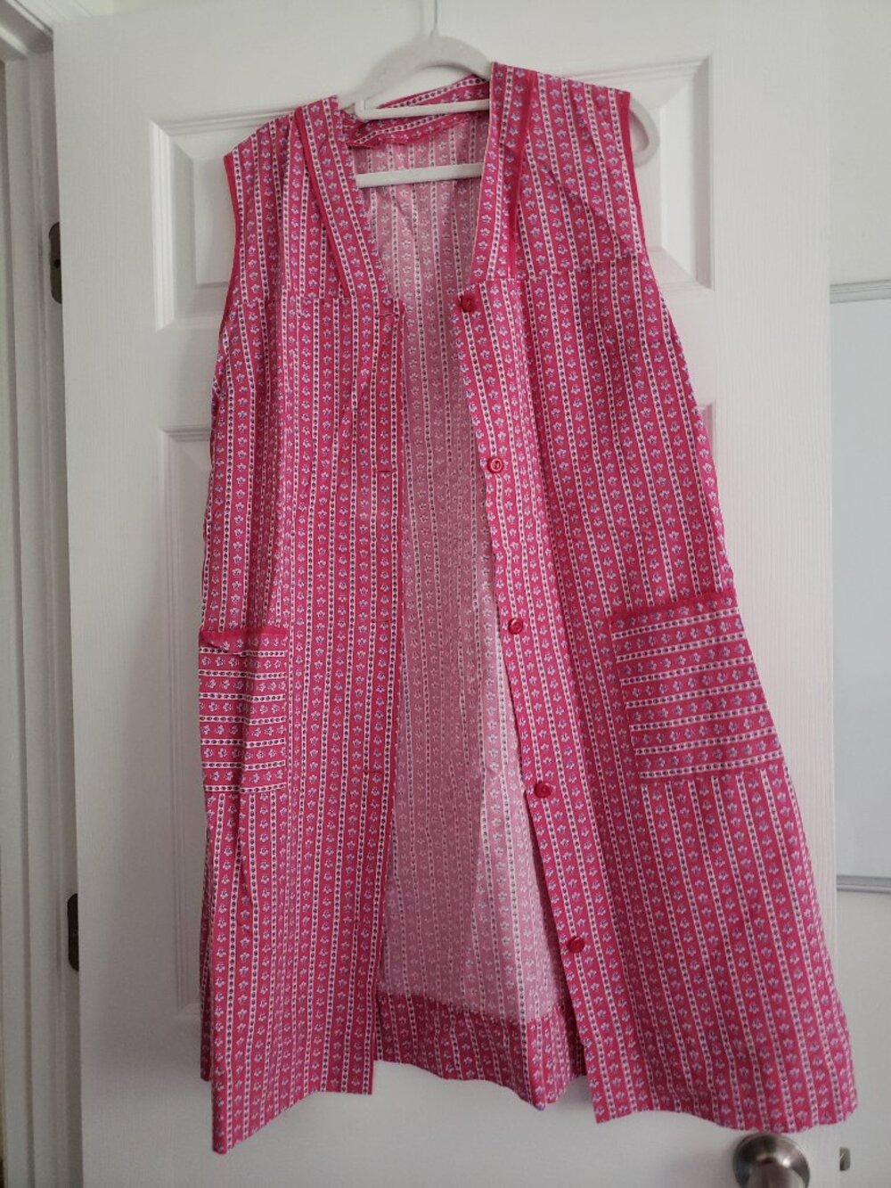 french apron shirt dress - vintage - tradwife core